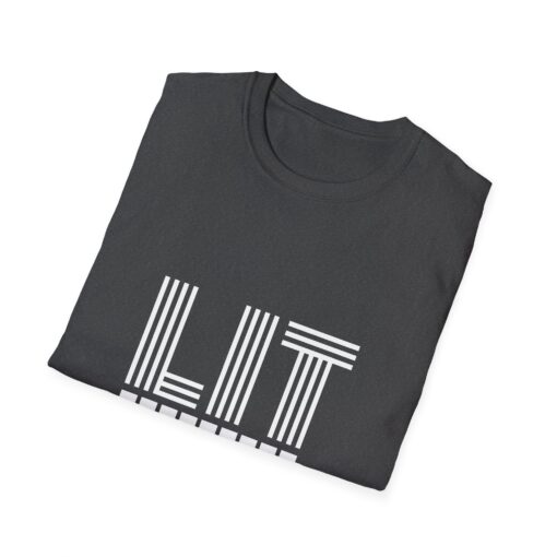 Unisex Softstyle T-Shirt says Lit - Image 16